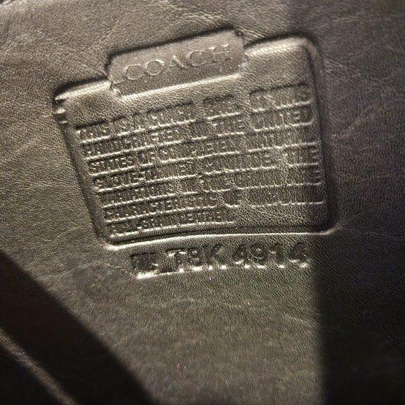 COACH VINTAGE ATTACHE CROSSBODY SHOULDER BAG BRIEFCASE BLACK LEATHER - Picture 2 of 11